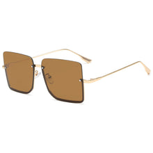 Load image into Gallery viewer, 2023 Square Sunglasses Women Rimless Sun Glasses Metal Half Frame Glasses Retro Ocean Lens Female Gradient Eyewear Gafas