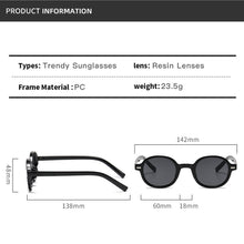 Load image into Gallery viewer, 2023 Round Frame Women Sunglasses Retro Personality Comfortable Gafas De Sol Trendy Eyeglasses UV400 Shading Eyewear