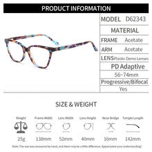 Load image into Gallery viewer, Acetate Cat Eye Style Women Glasses Frames With Spring Hinges Female Cute Myopia Prescription Spectacles Frame D62343