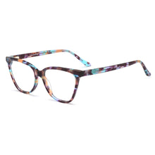 Load image into Gallery viewer, Acetate Cat Eye Style Women Glasses Frames With Spring Hinges Female Cute Myopia Prescription Spectacles Frame D62343