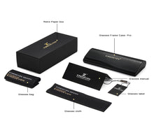 Carica l&#39;immagine nel visualizzatore di Gallery, Anti-Blu-ray Glasses Irregular Retro Spectacle Frame Metal TR Hybrid Myopia Spectacle Frame