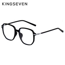 Carica l&#39;immagine nel visualizzatore di Gallery, Anti-Blu-ray Glasses Irregular Retro Spectacle Frame Metal TR Hybrid Myopia Spectacle Frame