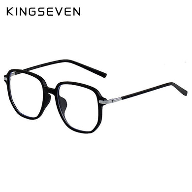 Anti-Blu-ray Glasses Irregular Retro Spectacle Frame Metal TR Hybrid Myopia Spectacle Frame