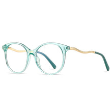 Load image into Gallery viewer, Anti Blue Light Blocking Women's Round Glasses TR90 Radiation Protection Eyeglasses Transparent Eyewear