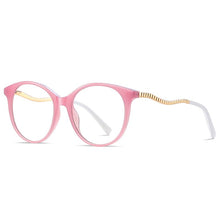 Load image into Gallery viewer, Anti Blue Light Blocking Women's Round Glasses TR90 Radiation Protection Eyeglasses Transparent Eyewear