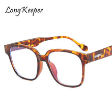 Load image into Gallery viewer, Anti Blue Light Glasses Frame Women Brand Designer Leopard Square Optical Frame Blue Light Blocking Computer Glasses
