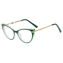 Load image into Gallery viewer, Anti Blue Light Glasses Vintage Women Cat Eye Computer Eyeglasses Frame Blocking Glasses Transparent Optical Eyewear