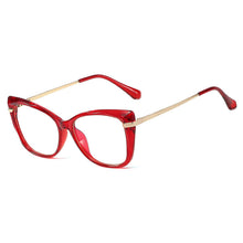 Load image into Gallery viewer, Anti Blue Light Glasses Vintage Women Cat Eye Computer Eyeglasses Frame Blocking Glasses Transparent Optical Eyewear