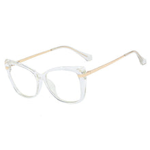 Load image into Gallery viewer, Anti Blue Light Glasses Vintage Women Cat Eye Computer Eyeglasses Frame Blocking Glasses Transparent Optical Eyewear