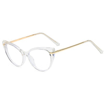 Load image into Gallery viewer, Anti Blue Light Glasses Vintage Women Cat Eye Computer Eyeglasses Frame Blocking Glasses Transparent Optical Eyewear