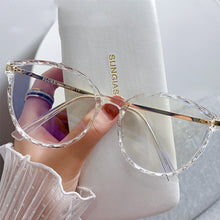 Load image into Gallery viewer, Anti Blue Light Glasses Vintage Women Round Computer Eyeglasses Frame Blocking Glasses Transparent Optical Eyewear