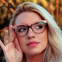 Carica l'immagine nel visualizzatore di Gallery, Occhiali trasparenti anti luce blu Donna Uomo Occhiali da vista rotondi Occhiali da vista per computer ottici Bluelight 
