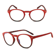 Load image into Gallery viewer, Anti Blue Ray Reading Glasses Women Oval Spectacle Frame Hyperopia Eyeglasses Diopter Plus +100 +150 +200 +250 +300
