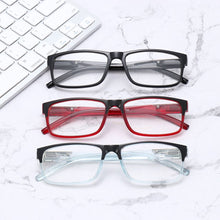 Load image into Gallery viewer, Anti Radiation Rectangular Frame Spring Hinge Readers Presbyopia Glasses Reading Glasses Eyewear