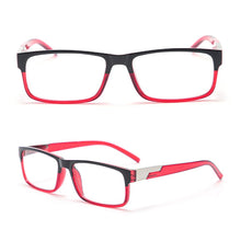 Load image into Gallery viewer, Anti Radiation Rectangular Frame Spring Hinge Readers Presbyopia Glasses Reading Glasses Eyewear