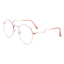 Load image into Gallery viewer, Anti-blue Glasses Vintage Round Oversized Glasses Frame Eyeglass Spectacles Vision Care Goggles Eyewears