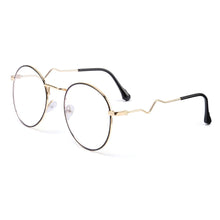 Load image into Gallery viewer, Anti-blue Glasses Vintage Round Oversized Glasses Frame Eyeglass Spectacles Vision Care Goggles Eyewears