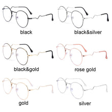 Load image into Gallery viewer, Anti-blue Glasses Vintage Round Oversized Glasses Frame Eyeglass Spectacles Vision Care Goggles Eyewears