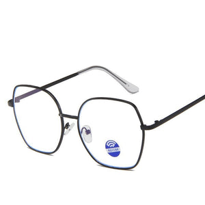 Anti-blue Light Classic Vintage Women Computer Optics Eyeglasses Square Metal Frame Retro Men Glasses Eye Glass