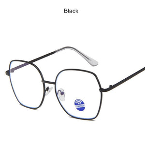 Anti-blue Light Classic Vintage Women Computer Optics Eyeglasses Square Metal Frame Retro Men Glasses Eye Glass