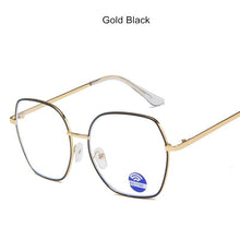 Load image into Gallery viewer, Anti-blue Light Classic Vintage Women Computer Optics Eyeglasses Square Metal Frame Retro Men Glasses Eye Glass