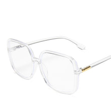 Load image into Gallery viewer, Anti-blue Light Eyeglasses Women Oversized Square Glasses Frame Female Retro Black Big Eyeglasses Computer Spectacles