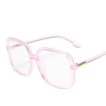 Load image into Gallery viewer, Anti-blue Light Eyeglasses Women Oversized Square Glasses Frame Female Retro Black Big Eyeglasses Computer Spectacles