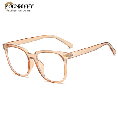 Anti-blue Light Glasses Female Flat Mirror Transparent Computer Goggles Eye Protection Retro Korean Glasses Frame Trend