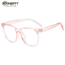 Load image into Gallery viewer, Anti-blue Light Glasses Female Flat Mirror Transparent Computer Goggles Eye Protection Retro Korean Glasses Frame Trend