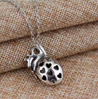 Fashion Antique Silver Gold Bronze Anatomical Heart Pendant Necklace for men and women wholesale Anatomy Science Biology Jewelry