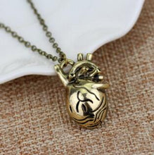 Load image into Gallery viewer, Fashion Antique Silver Gold Bronze Anatomical Heart Pendant Necklace for men and women wholesale Anatomy Science Biology Jewelry