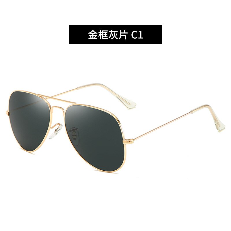 Aviation Brand Designer Pilot Sunglasses Metal Full Frame Sun Glasses Women Goggles Lunette De Soleil
