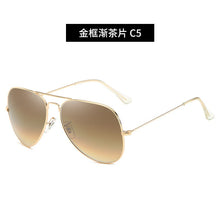 Load image into Gallery viewer, Aviation Brand Designer Pilot Sunglasses Metal Full Frame Sun Glasses Women Goggles Lunette De Soleil