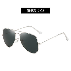 Aviation Brand Designer Pilot Sunglasses Metal Full Frame Sun Glasses Women Goggles Lunette De Soleil