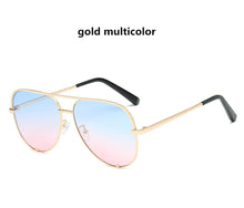 Load image into Gallery viewer, Aviation Sunglasses For Women Men Driving Eyewear Black Frame Male Female Mirrors Coating Sun Glasses UV400