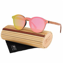 Load image into Gallery viewer, Bamboo Polarized Sunglasses Women Brand Designer UV400 Mirror Lenses Wood Sun glasses For Men Oculos de sol masculino