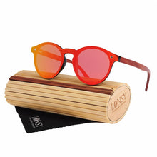 Load image into Gallery viewer, Bamboo Polarized Sunglasses Women Brand Designer UV400 Mirror Lenses Wood Sun glasses For Men Oculos de sol masculino