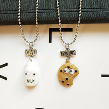 Carica l&#39;immagine nel visualizzatore di Gallery, Fashion Best Friends Honey Love Couple Pendant Necklace 2 Pcs/ Set Rainbow Broken Heart BFF Good Friends Friendship Jewelry Gift