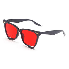 Load image into Gallery viewer, Big Frame Cat Eye Sunglasses Women Colorful Female Transparent Retro Hollow Sun Glasses Shades UV400