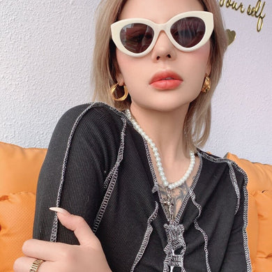 Big Frame Gradient Lens Women's Sunglasses Z2159 Two-Tone Beige Black Blue Orange  Men's Glasses