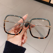 Load image into Gallery viewer, Big Frame Square Glasses Frame Classic Oversized Clear Optical Glasses Computer Eyeglasses Eyewear Unisex Vintage