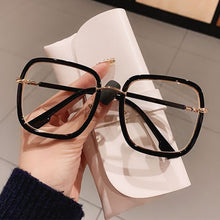 Load image into Gallery viewer, Big Frame Square Glasses Frame Classic Oversized Clear Optical Glasses Computer Eyeglasses Eyewear Unisex Vintage