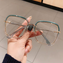 Load image into Gallery viewer, Big Frame Square Glasses Frame Classic Oversized Clear Optical Glasses Computer Eyeglasses Eyewear Unisex Vintage