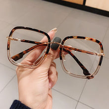 Load image into Gallery viewer, Big Frame Square Glasses Frame Classic Oversized Clear Optical Glasses Computer Eyeglasses Eyewear Unisex Vintage