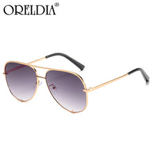 Load image into Gallery viewer, Big Frame Sunglasses Ladies Men Classic Retro Toad Frame Glasses European And American Style Gradient Sunglasses UV400