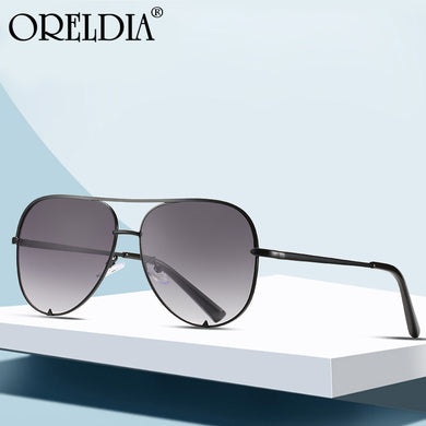 Big Frame Sunglasses Ladies Men Classic Retro Toad Frame Glasses European And American Style Gradient Sunglasses UV400