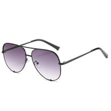 Load image into Gallery viewer, Big Frame Sunglasses Ladies Men Classic Retro Toad Frame Glasses European And American Style Gradient Sunglasses UV400