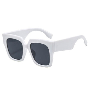 Occhiali da sole sfumati con montatura quadrata grande Occhiali da sole casual polarizzati con design di marca UV400 anti-ultravioletti per adulti, donne, uomini 