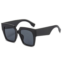 Carica l&#39;immagine nel visualizzatore di Gallery, Occhiali da sole sfumati con montatura quadrata grande Occhiali da sole casual polarizzati con design di marca UV400 anti-ultravioletti per adulti, donne, uomini 