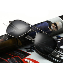 Load image into Gallery viewer, Black American Army MILITARY Polarized Pilot Sunglasses Mens Brand American Optical Polarized Sun Glasses Oculos De Sol